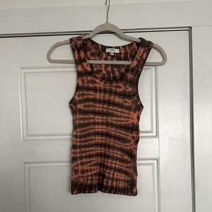 AGOLDE Tie dye tank top